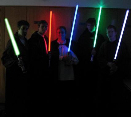 Jedi members of the League of the Crimson Smiley Face